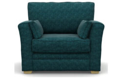 Heart of House Malton Fabric Cuddle Chair - Teal